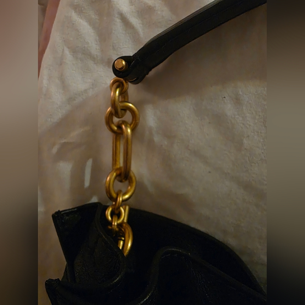 Balmain Black and Gold Shoulder Bag - Picture 12 of 17